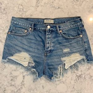 Free People Jean Shorts